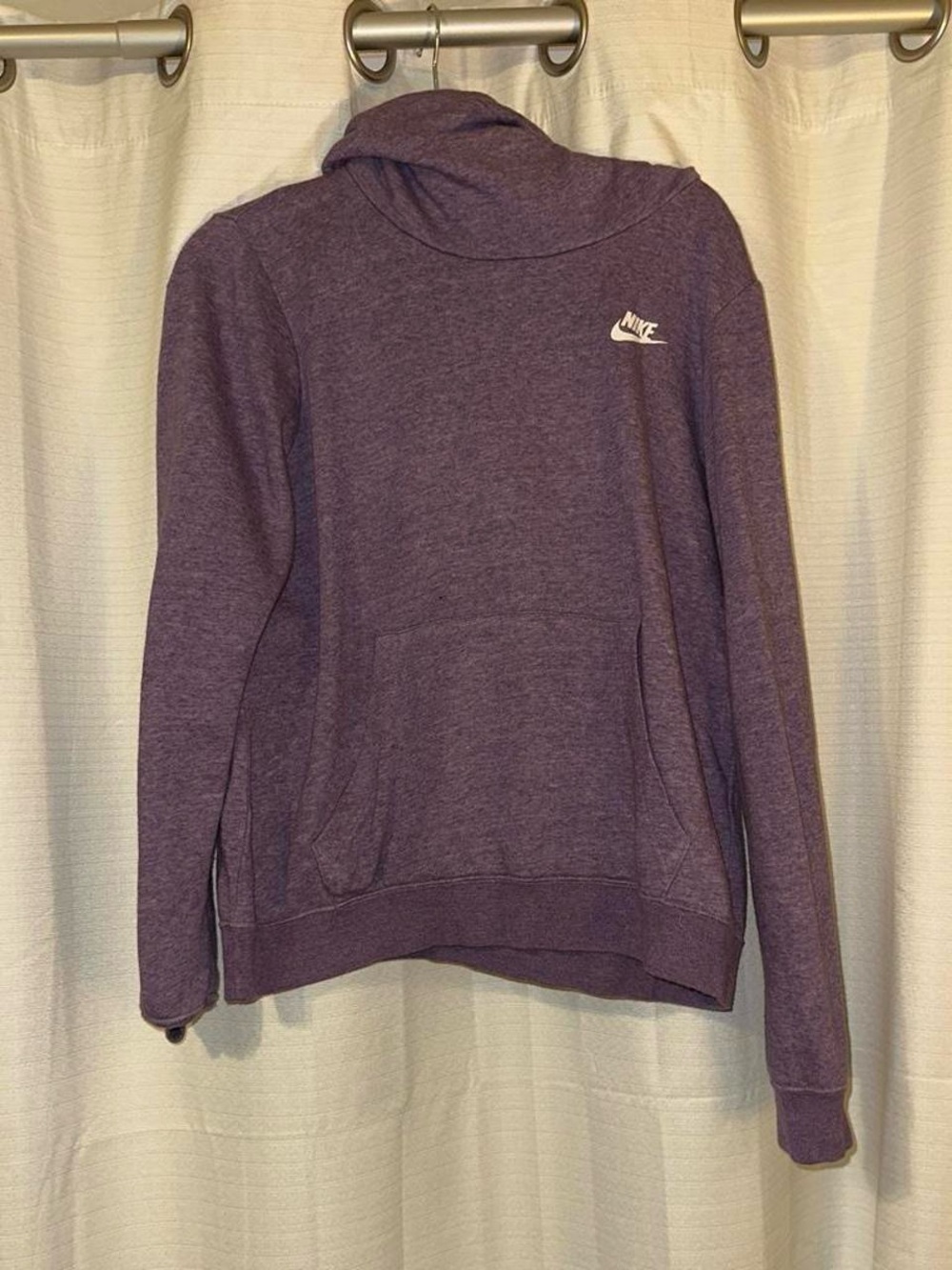 Nike Women's Heather Purple Pullover Hoodie